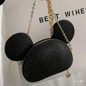 Disney Mickey Mouse Black Purse